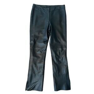 VS2 Sz 8 Genuine Black Leather Women's Pants
